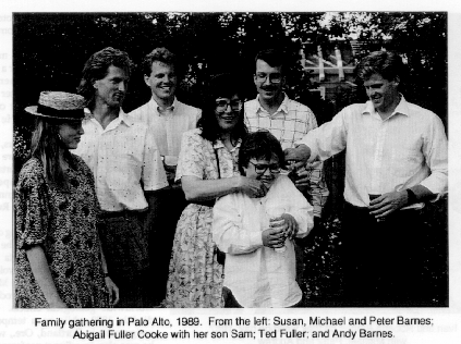 Family gathering in Palo Alto, 1989.