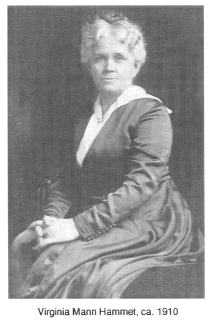 Virginia Mann Hammet, ca. 1910